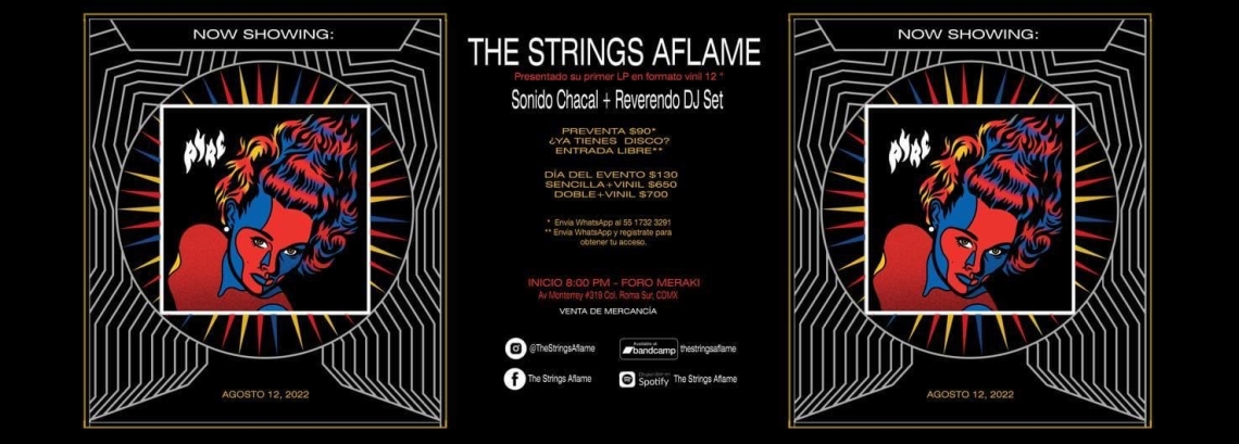 The Strings Aflame