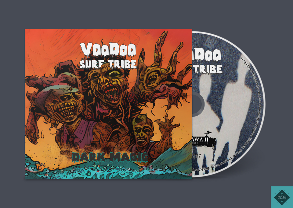 SRW267 Voodoo Surf Tribe - Dark Magic (Digifile CD) Sleazy twangy saxy surf from the dark side of the reverb tank.  Pulling together all the E.P.