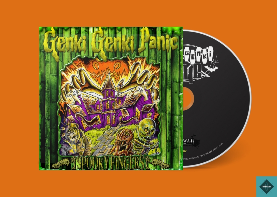 SRW167 Genki Genki Panic - Spooky Fingers (Jacket CD)Recorded at Sloan Zone Studios in Feb 2016. Remastered in 2021 by Mind2Mass Studios. Updated artwork by Rotten YellowBuy it now - https://genkigenkipanic.bandcamp.com/album/spooky-fingers-2021-remaster#genkigenkipanic #sharawajirecords #surf #surfmusic #instro #horrorsurf #darksurf #Chattanooga #horror #horrorpunk #spooky #surfrock #rock #reverb #twang