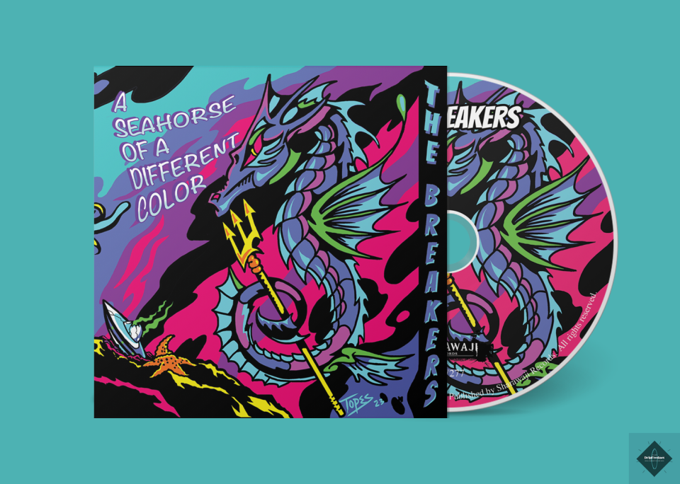 SRW277 The Breakers - A Seahorse Of A Different Color (Jacket CD)The Breakers return with a collection of 18 psych surf instrumentals, ranging from galloping garage stompers to more experimental and atmospheric cuts, this hypnotic release will get your synapses firing!  Featuring the previously released single, &quot;Monster Storm&quot;, along with evocative tracks like &quot;Escaping Through the Window&quot; and &quot;Garage Door To Your Mind&quot;, this one is sure to blow your stack!Includes contributions from adjunct band members Dan Klapman (Saxophone), Gary Kretchner (Trumpet), and guest collaborators Jeff Bond (Guitar), Neil Hansen (Bagpipes) and Craig Williams (Keyboards).The album was recorded and produced by Craig Williams at Dr. CAW Recording, Chicago and features cover artwork by the legendary Mark “Topes” Thompson.BUY IT NOW: https://thebreakers1.bandcamp.com/album/a-seahorse-of-a-different-color#thebreakers #sharawajirecords #psychedelic #garage #punk #instrumental #chicago #surf #instro #reverb #twang