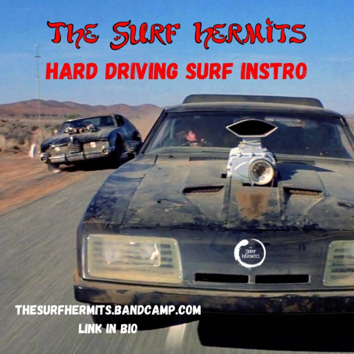 Exactly as described, and with a melodic thing going too!  http://thesurfhermits.bandcamp.com