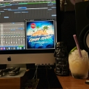 Mai Tai-s and new material.... not a bad way to spend a rainy evening.  The guitars will be recorded in single takes once the arrangement is complete.